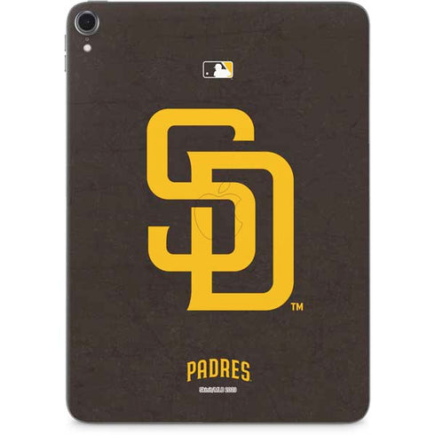MLB San Diego Padres - Solid Distressed Apple iPad Pro Skin