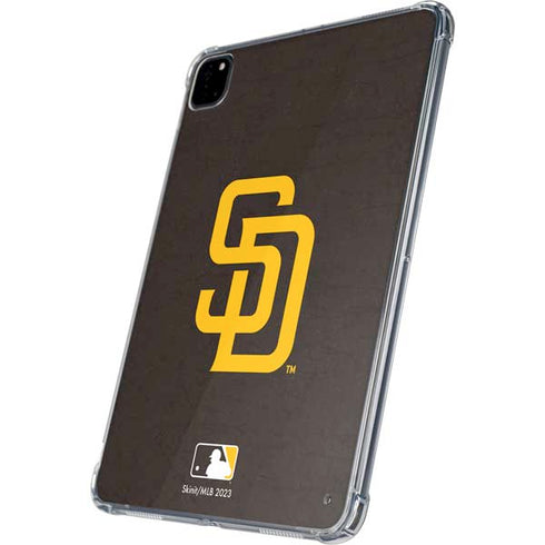 MLB San Diego Padres - Solid Distressed iPad Pro 11in (2024) Clear Case