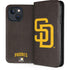 MLB San Diego Padres - Solid Distressed iPhone 15 Plus Folio Case