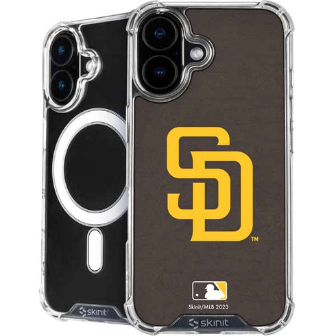 MLB San Diego Padres - Solid Distressed iPhone 16 MagSafe Case