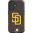 MLB San Diego Padres - Solid Distressed iPhone 16 Plus Impact Case