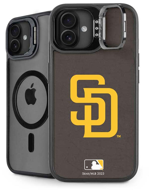 MLB San Diego Padres - Solid Distressed iPhone 16 Plus Kickstand Case