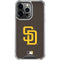 MLB San Diego Padres - Solid Distressed iPhone 16 Pro Clear Case