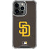 MLB San Diego Padres - Solid Distressed iPhone 16 Pro Clear Case