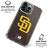 MLB San Diego Padres - Solid Distressed iPhone 16 Pro Clear Case
