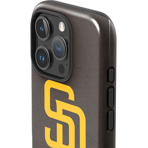 MLB San Diego Padres - Solid Distressed iPhone 16 Pro Impact Case