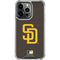 MLB San Diego Padres - Solid Distressed iPhone 16 Pro Max Clear Case