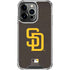 MLB San Diego Padres - Solid Distressed iPhone 16 Pro Max Clear Case