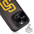 MLB San Diego Padres - Solid Distressed iPhone 16 Pro Max Kickstand Case