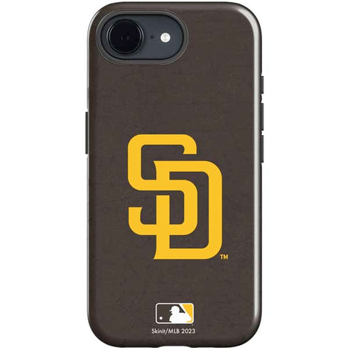 MLB San Diego Padres - Solid Distressed iPhone 16e Impact Case