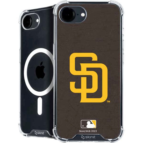 MLB San Diego Padres - Solid Distressed iPhone 16e MagSafe Case