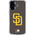 MLB San Diego Padres - Solid Distressed iPhone 17 Clear Case