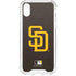 MLB San Diego Padres - Solid Distressed iPhone XS Clear Case