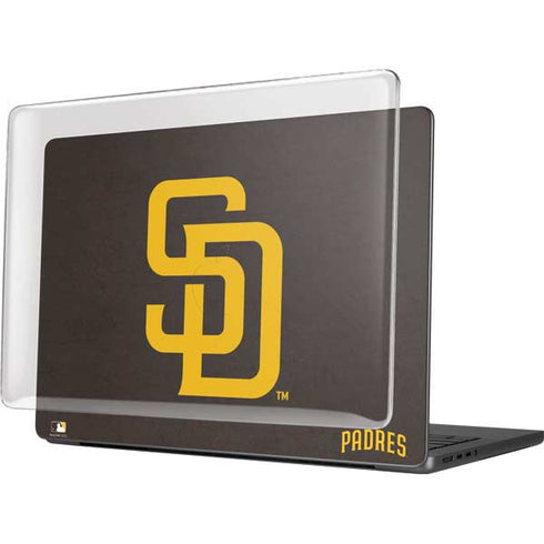 MLB San Diego Padres - Solid Distressed MacBook Pro 14in (2021-24) Case plus Skin