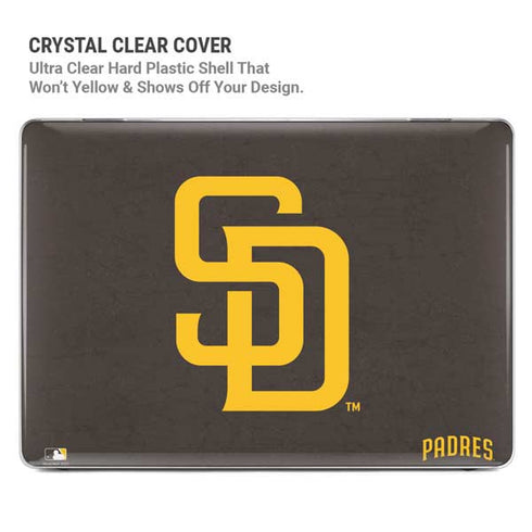 MLB San Diego Padres - Solid Distressed MacBook Pro 14in (2021-24) Case plus Skin
