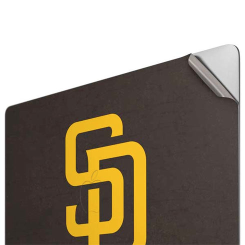MLB San Diego Padres - Solid Distressed Apple MacBook Pro 16-inch Skin
