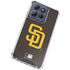 MLB San Diego Padres - Solid Distressed Moto G 5G (2025) Clear Case