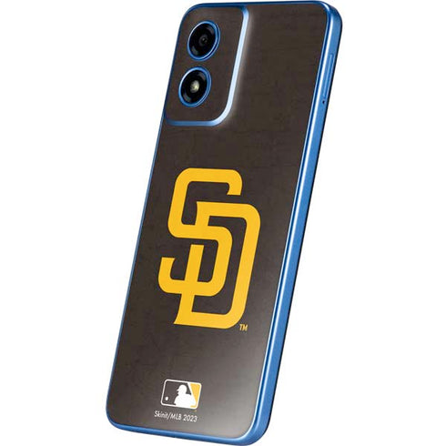 MLB San Diego Padres - Solid Distressed Moto G Play 4G (2024) Skin