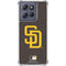 MLB San Diego Padres - Solid Distressed Moto G Power 5G (2025) Clear Case