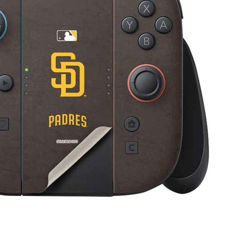 MLB San Diego Padres - Solid Distressed Nintendo Switch 2 (2025) Joy-Con Controller Skin