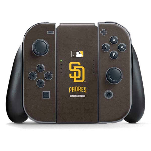 MLB San Diego Padres - Solid Distressed Nintendo Skins