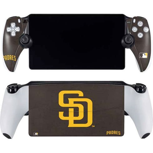 MLB San Diego Padres - Solid Distressed PlayStation Portal Remote Player Skin