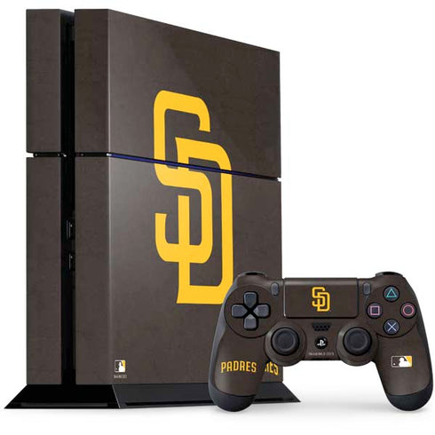MLB San Diego Padres - Solid Distressed PlayStation PS4 Skins