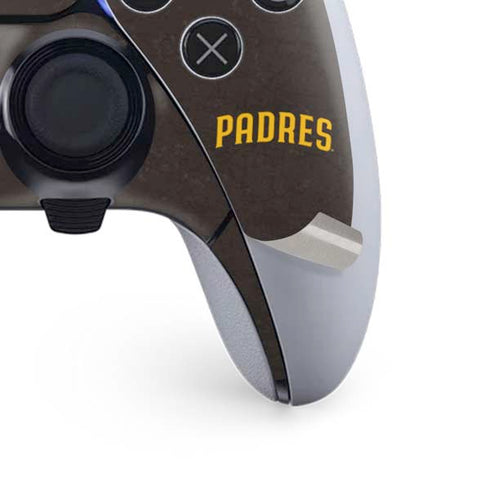 MLB San Diego Padres - Solid Distressed PS5 DualSense Edge Pro Controller Skin
