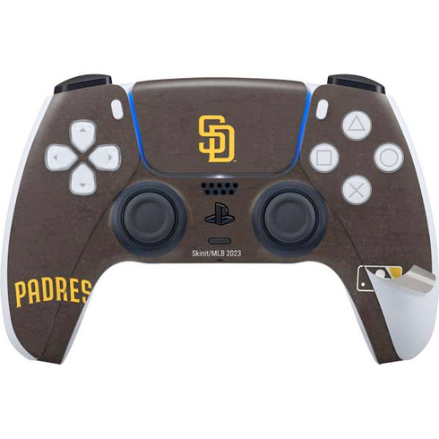 MLB San Diego Padres - Solid Distressed PS5 Pro Bundle Skin