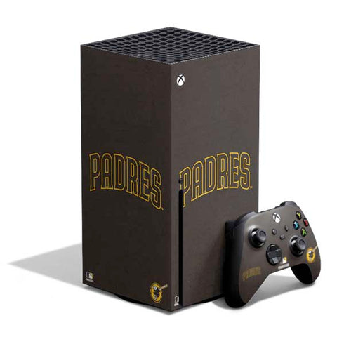 MLB San Diego Padres - Solid Distressed Xbox Series X Bundle Skin