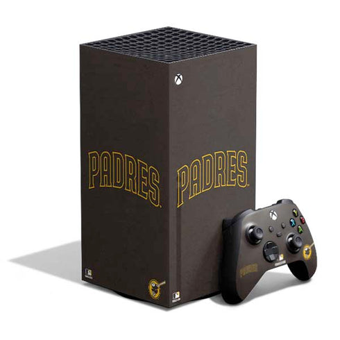 MLB San Diego Padres - Solid Distressed XBox Series X Digital Edition Bundle Skin