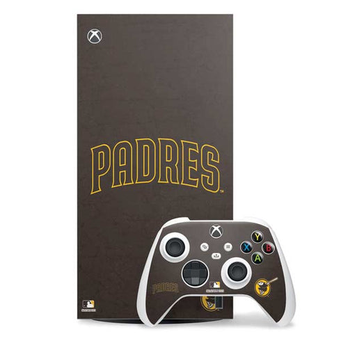 MLB San Diego Padres - Solid Distressed Xbox Series X Skins