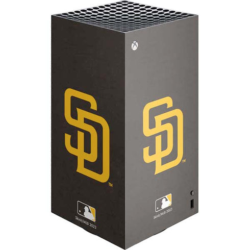 MLB San Diego Padres - Solid Distressed XBox Series X Digital Edition Console Skin