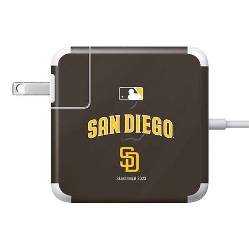 MLB San Diego Padres Alternate Jersey 85W Power Adapter (15 and 17 inch MacBook Pro Charger) Skin