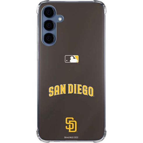 MLB San Diego Padres Alternate Jersey Galaxy A55 5G Clear Case