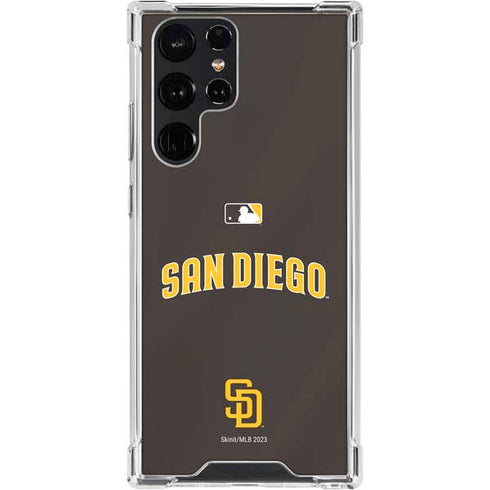 MLB San Diego Padres Alternate Jersey Galaxy S23 Ultra Clear Case