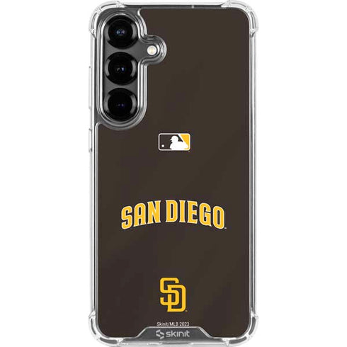 MLB San Diego Padres Alternate Jersey Galaxy S26 Plus Clear Case