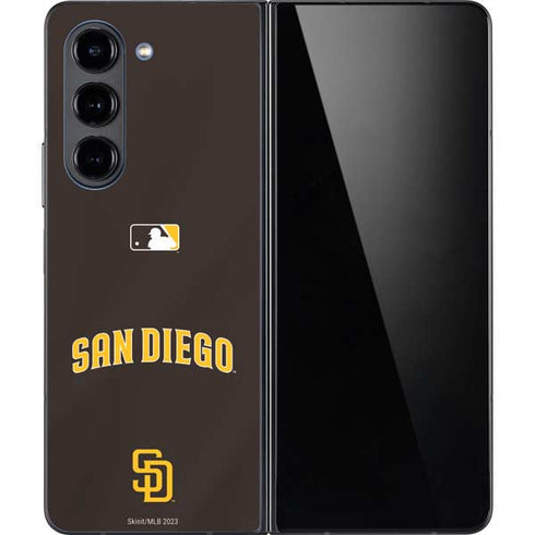 MLB San Diego Padres Alternate Jersey Galaxy Z Fold5 5G Skin