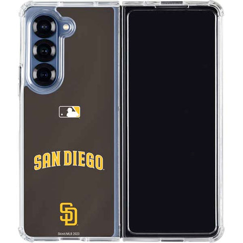 MLB San Diego Padres Alternate Jersey Galaxy Z Fold6 Clear Case