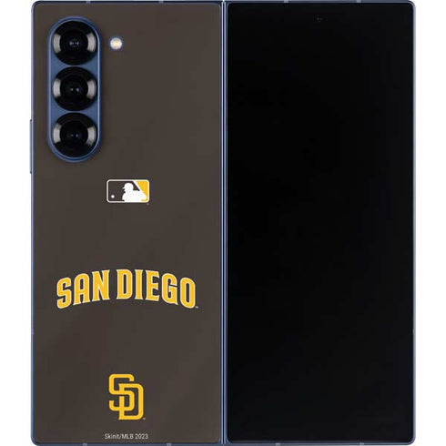 MLB San Diego Padres Alternate Jersey Galaxy Z Fold6 Skin
