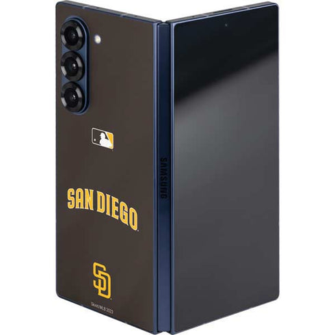 MLB San Diego Padres Alternate Jersey Galaxy Z Fold6 Skin