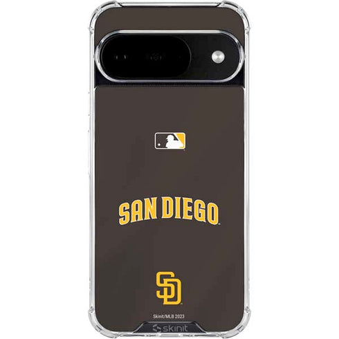 MLB San Diego Padres Alternate Jersey Google Pixel 10 Clear Case