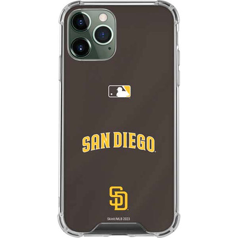 MLB San Diego Padres Alternate Jersey iPhone 12 Pro Clear Case