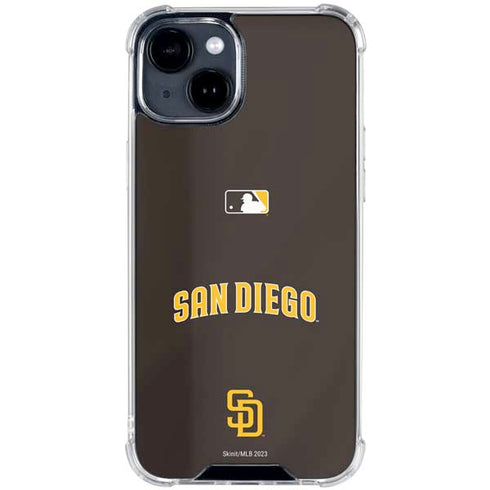 MLB San Diego Padres Alternate Jersey iPhone 15 Clear Case