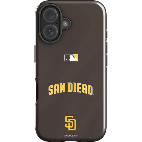 MLB San Diego Padres Alternate Jersey iPhone 16 Plus Impact Case
