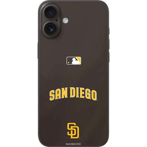 MLB San Diego Padres Alternate Jersey iPhone 16 Plus Skin