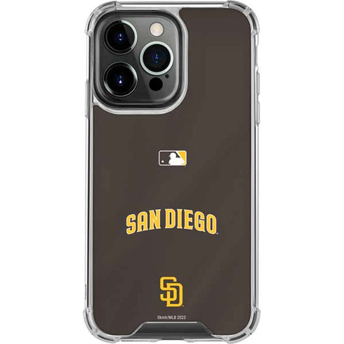 MLB San Diego Padres Alternate Jersey iPhone 16 Pro Clear Case