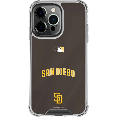 MLB San Diego Padres Alternate Jersey iPhone 16 Pro Max Clear Case