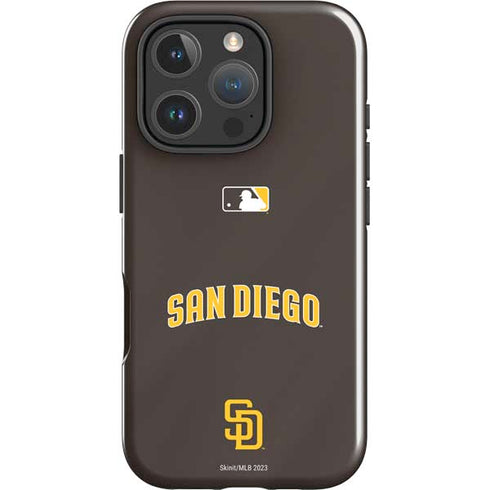 MLB San Diego Padres Alternate Jersey iPhone 16 Pro Max Impact Case