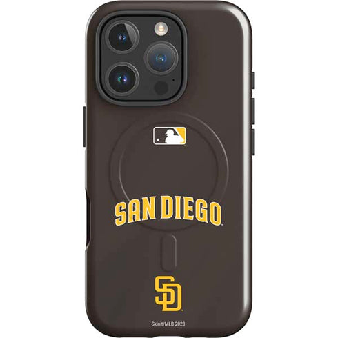 MLB San Diego Padres Alternate Jersey iPhone 16 Pro Max Magsafe Impact Case